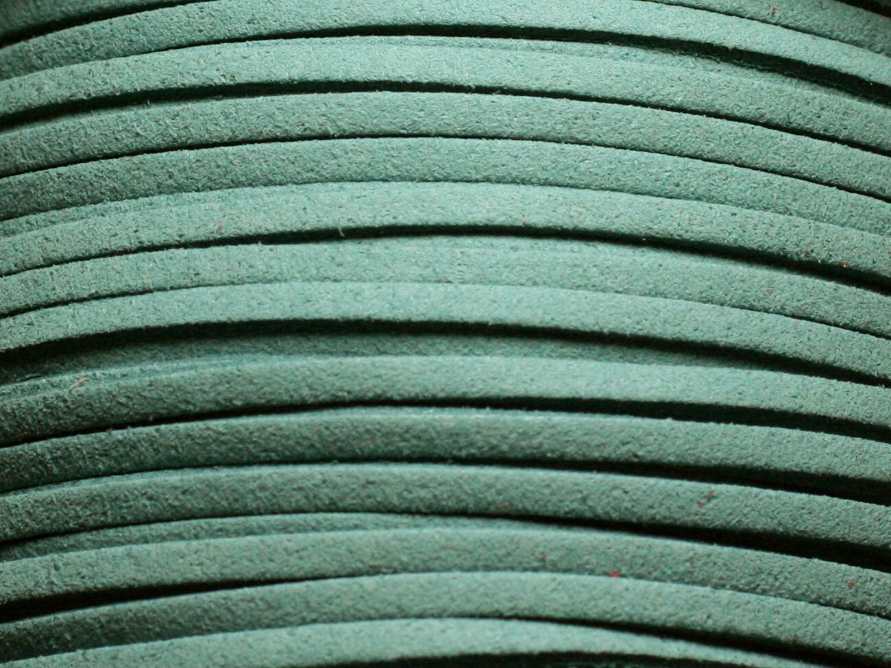Lanière suédine 3mm bleu vert paon, fil daim ultra résistant 90m