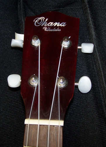 Ohana Model SK-15mr Soprano Size Mohogany Wood Ukulele - With Gig Bag EXUC - Picture 8 of 18