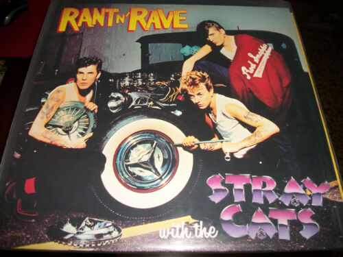 Stray Cats ‎– Rant N' Rave With The Stray Cats - LP - 1983 - EMI America - Afbeelding 1 van 2