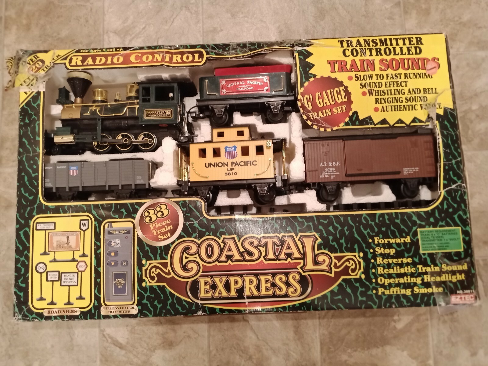 radio control train set 27.145 mhz