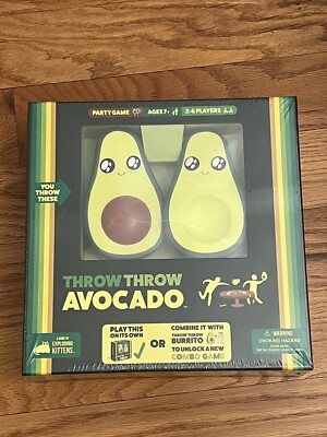 Throw Throw Avocado by Exploding Kittens  A Dodgeball Family Card Game Fun Party