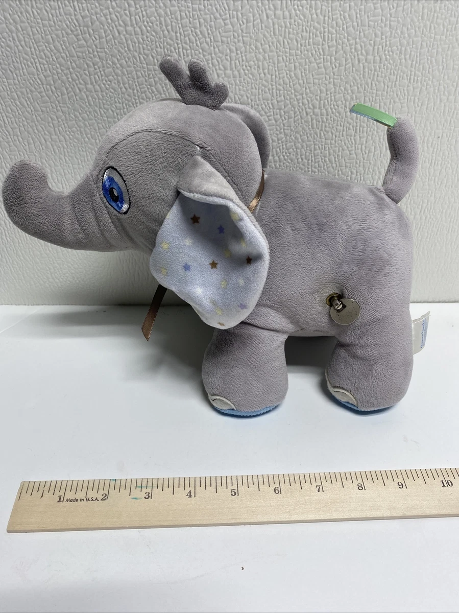 Garanimals Plush Elephant Wind Up Musical Moving Plays Rock A Bye Baby Baby Toy