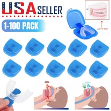 LOT Stop Snoring Mouthpiece Sleep Apnea Guard Bruxism Anti Snore Teeth Grinding