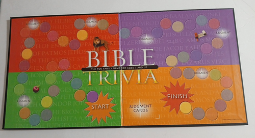 Bible Trivia Game Cadaco 2003 Christian Religious Adults Children COMPLETE - Picture 2 of 19