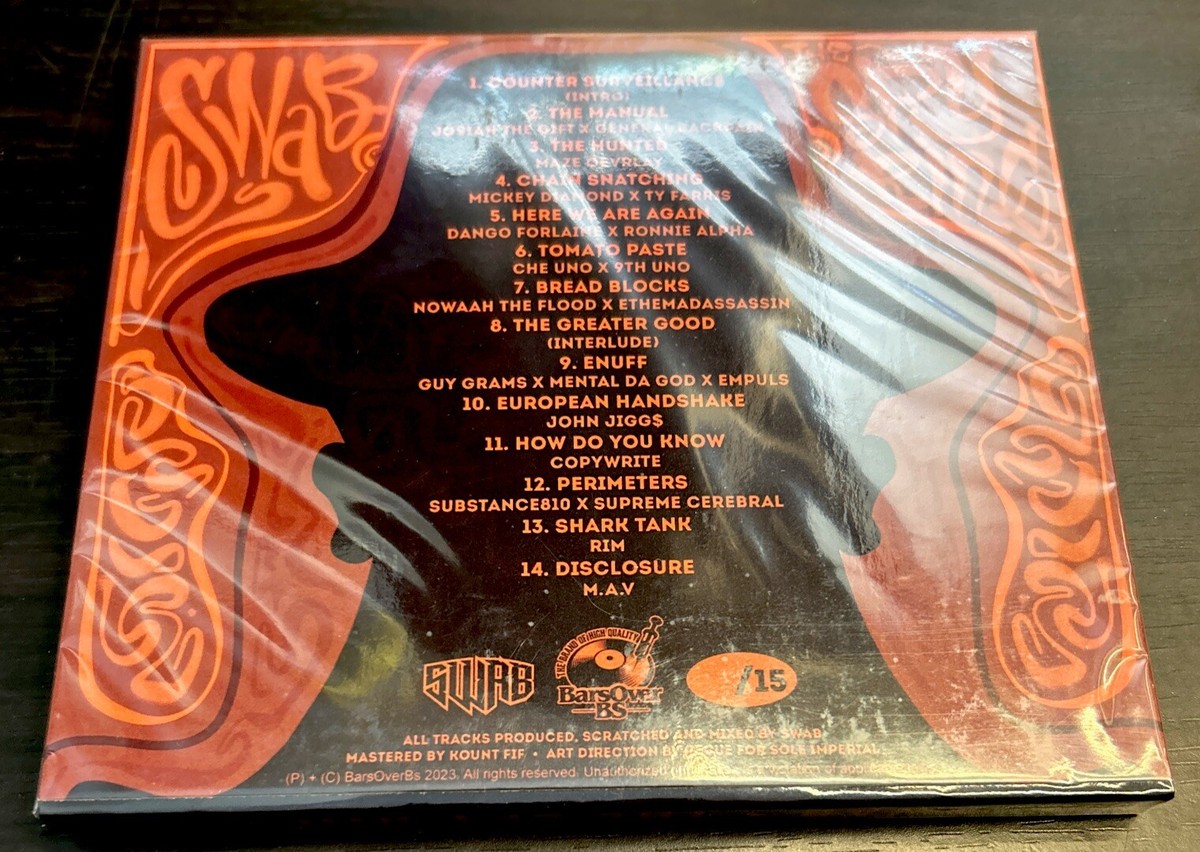 SWAB The Spy Ring CD Promo /15 Mickey Diamond Copywrite 