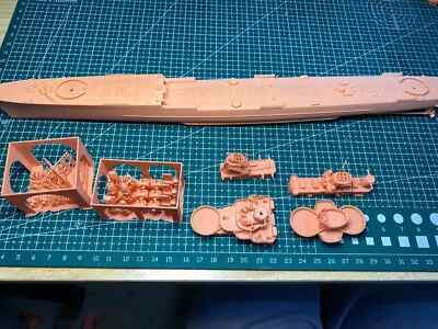 3D Printed 1/700 French Destroyer HMS Terror Unpainted Model Kit NEW