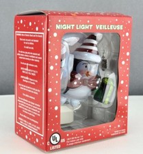 New Pinguin Night Light Veilleuse UL listed Beautiful in frame with 3D affects