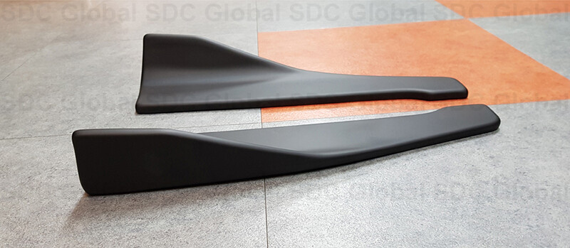 Image 71 - M&amp;amp;S Rear Wing Type Lip Spats [Matte Black] for Kia Stinger 2018~2021 *USA Stock*