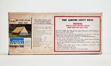 Vintage Montgomery Wards Western Field 7’ x 7’ 3-person Tent - Nylon - New