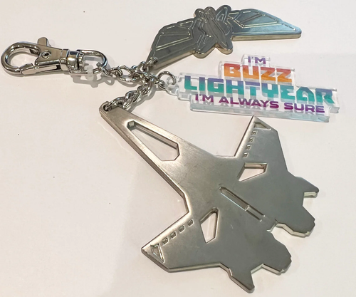 Buzz Lightyear Nave Spaziale Toy Story Portachiavi Borsa Charm Disney S01 - Foto 2 di 3
