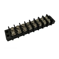 12 30A 12V Junction Block, Bus Bar Terminal in Plated Brass 1pc
