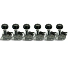 NEW - Kluson Revolution F Style Diecast Tuners For Fender, CHROME - #KRF-6BX-C