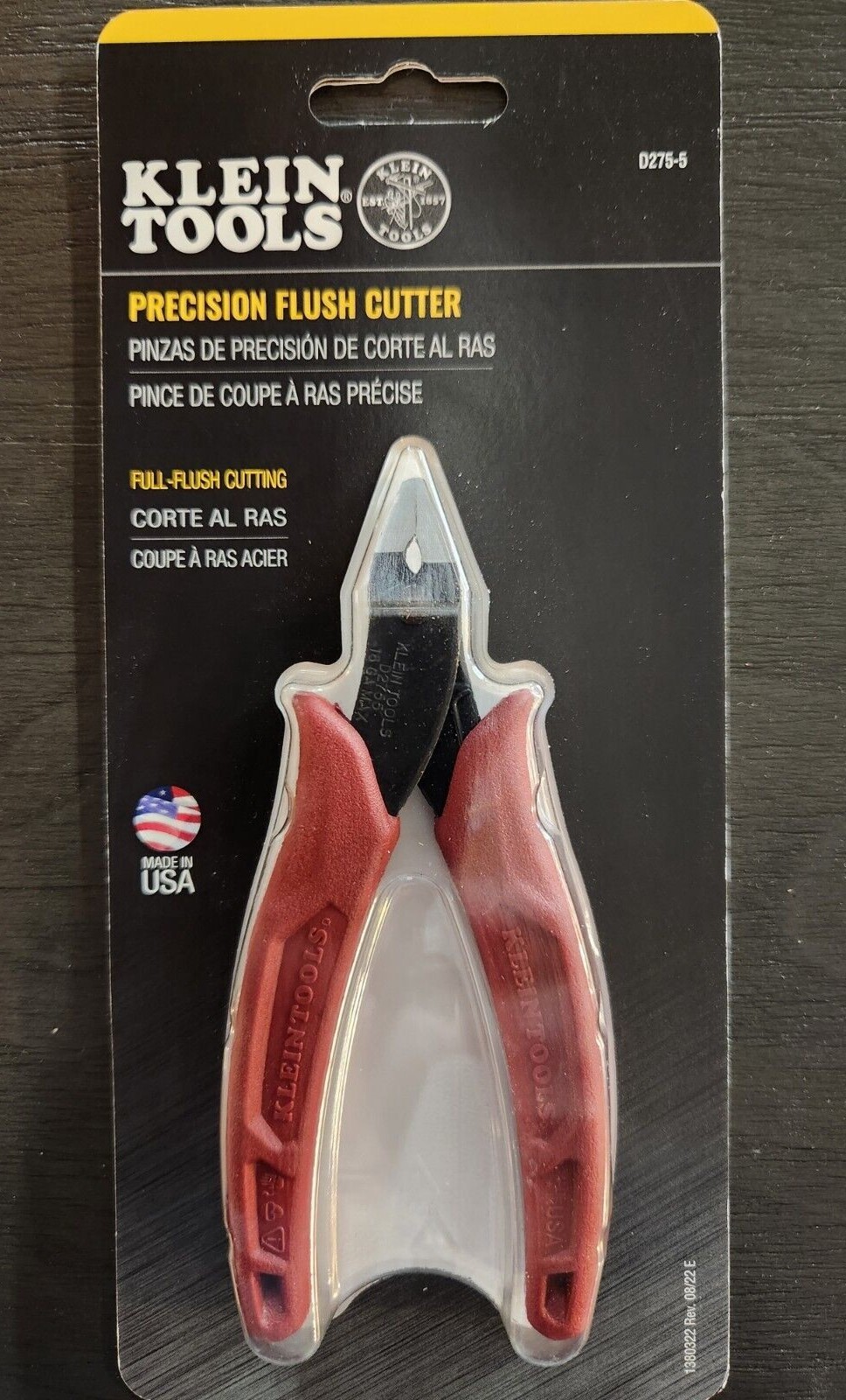 Klein Tools D2755 Pliers Diagonal Cutting Pliers Precision Flush