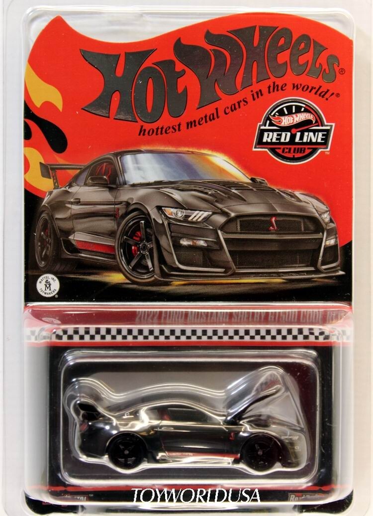 2024 Hot Wheels Redline RLC 2022 Ford Mustang Shelby GT500 Code Red