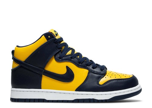 dunk high yellow blue