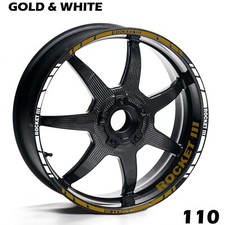 Triumph Rocket Iii Wheel Rim Stripe Decals &ndash; Full Motorcycle Vinyl Kit