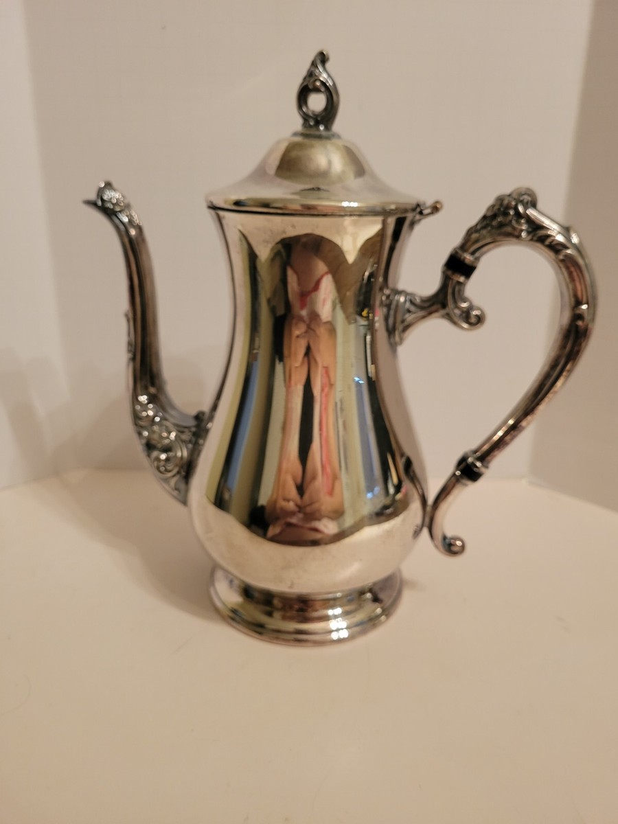 Service à Café Et Thé En Métal Argenté Pilgrim – Plateau, Pichet, Pot à Lait, Sucrier – Vintage