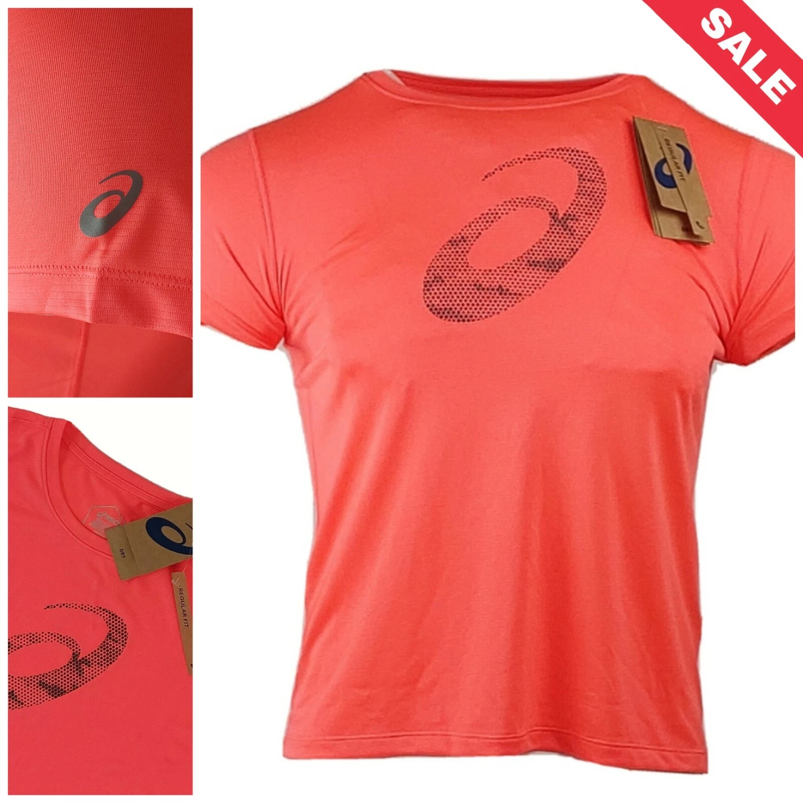 ASICS WOMENS SPORT GPX TOP IN FLASH CORAL PINK REGULAR FIT SIZES M-L RRP £21.99
Opens in a new windo