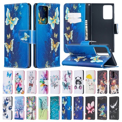 For Samsung Galaxy Note 20/20 Ultra 5G Flip Wallet Leather Card Stand Case Cover