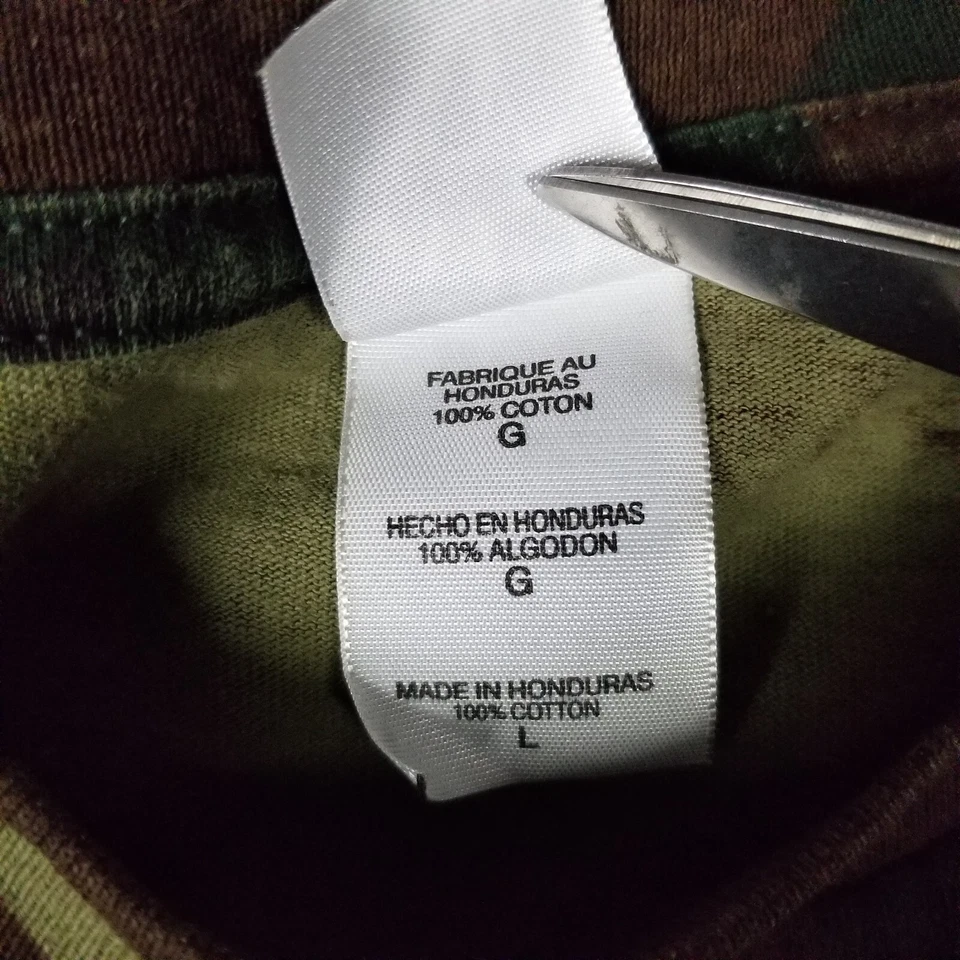 AVMRA Shirt Mens Large Camo American Veterans Motorcycle Riders Assoc Chapter 7 - Image 4 of 4