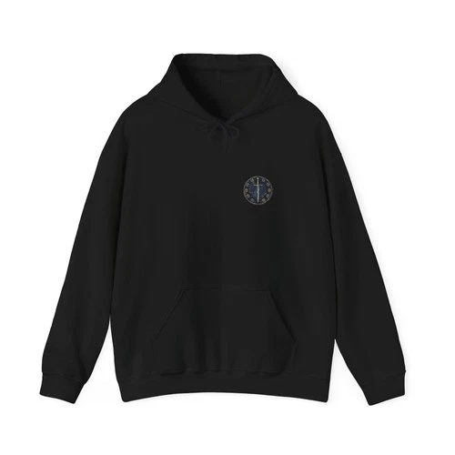 Knight Starry Night Hoodie Medieval Fantasy Castle Stargazing Gift Sweatshirt - product listing photo