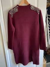 christian dior red winter dress M SALE