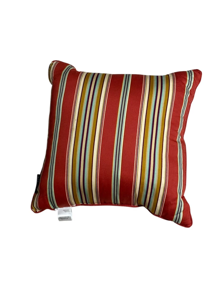 J. Красная квадратная декоративная двусторонняя подушка Queen New York Montecito 16 дюймов - Изображение 2 из 4