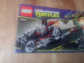 Lego TMNT 79101 Shredder's Dragon Bike Instruction Manual Only Used No Bricks