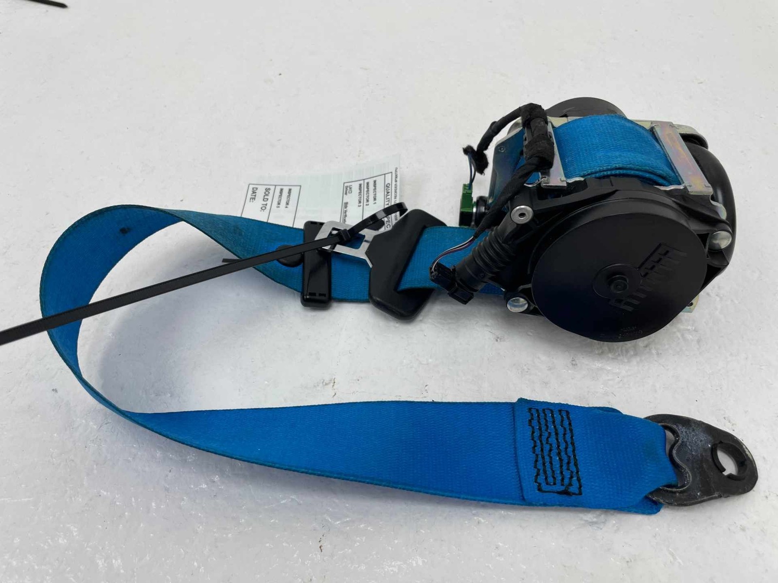 BMW i8 2014-2020 Front Left Seat belt retractor Blue
