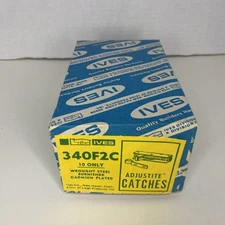 VINTAGE ADJUSTITE CATCHES NOS NO. 340 - 350 DOOR & CABINET LATCHES Box Of 10