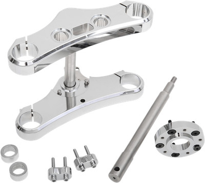 Accutronix 49mm Wide-Glide Conversion Kit 5 Deg. Rake - Chrome TWD549-ESCK8