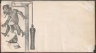 Civil War Postal Patriotic Cover Hanging Secession With Union 34 Pounder c.1861