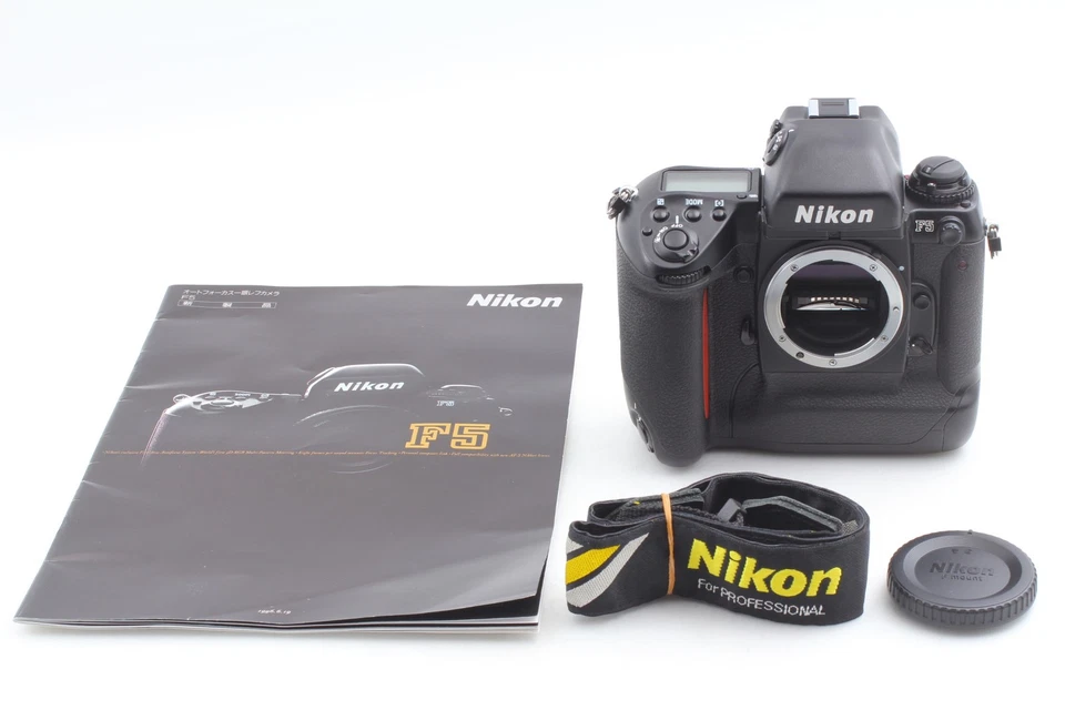 *Fast unbenutzt mit MF-27 Datenrückseite* Nikon F5 analoge Spiegelreflexkamera 35 mm Gehäuse aus Japan - Bild 3 von 4
