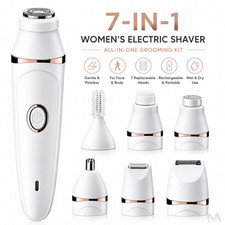 7 in 1 Face Razor for Women, Instant  Painless Beauty Tools Kit for All Skin