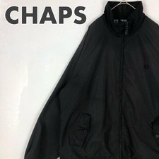 Ralph Lauren 1879 Chaps Black Embroidered Logo Jacket Used Japan