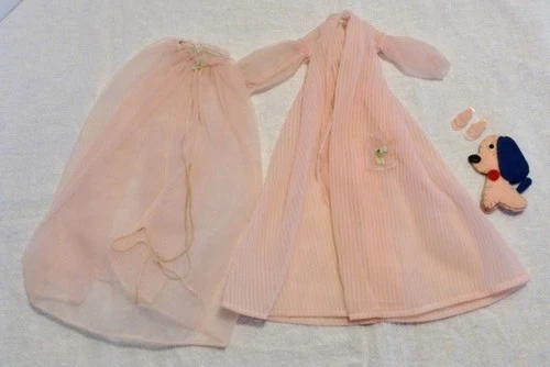 Vintage Barbie NIGHTY NEGLIGEE Outfit Fashion #965 Flower Variation 1959-64 Nice