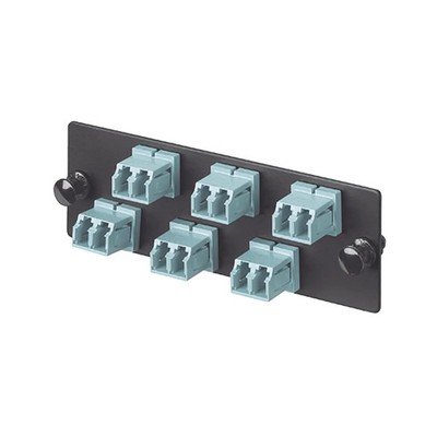 Panduit FAP6WAQDLCZ Multi-Mode 6-Port Fiber Adapter Panel with Zirconia Ceramic