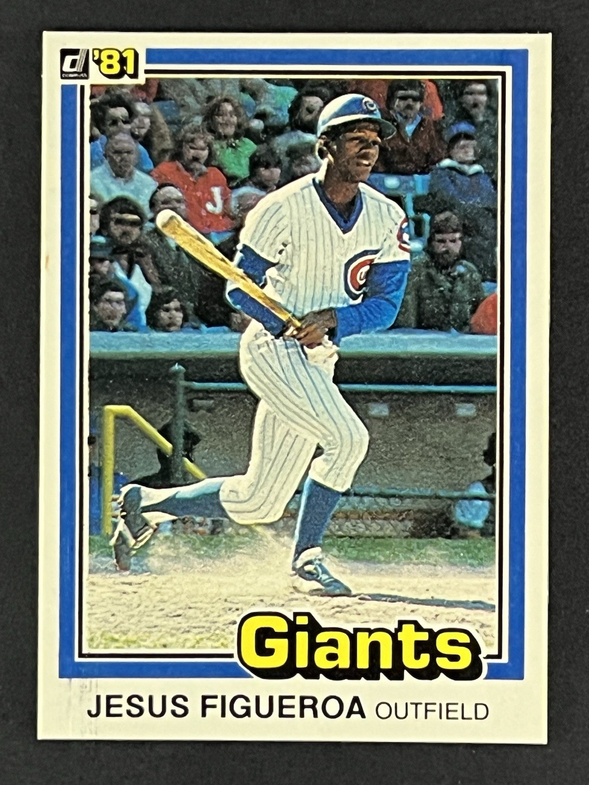 1981 Donruss #556b Jesus Figueroa RC VAR San Francisco Giants #556b