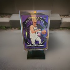 2024-25 Panini Obsidian Dalton Knecht #3 Electric Etch Purple Flood /75 