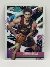 2025-26 Topps Chrome Cosmic Tyrese Proctor (RC) White Hole Refractor