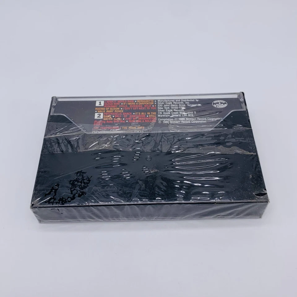 TNT by The Temptations & The Four Tops Cassette (Tape 2) Silver Eagle Records - Image 2 of 4