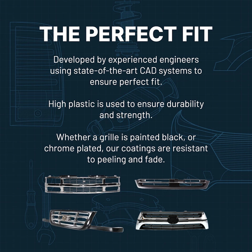 Grille Grill  5YH08SLZAA for Ram ProMaster City 2015-2018 - Image 3 of 4