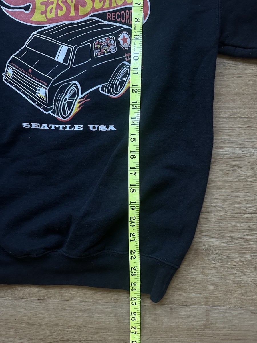 Seattle Washington Easy Street Records Store Crewneck Sweater Hot wheels View 4