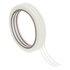 3 Roll 0.3 Inch x 22 Yard Masking Tape General Purpose Adhesive Tape White