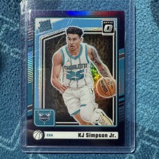 Kj Simpson Jr. 2024-25 Donruss Optic Basketball #294 Purple Rated Rookie