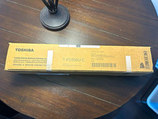 Toshiba T-FC556U-C Cyan Copier Toner Cartridge, Original Genuine