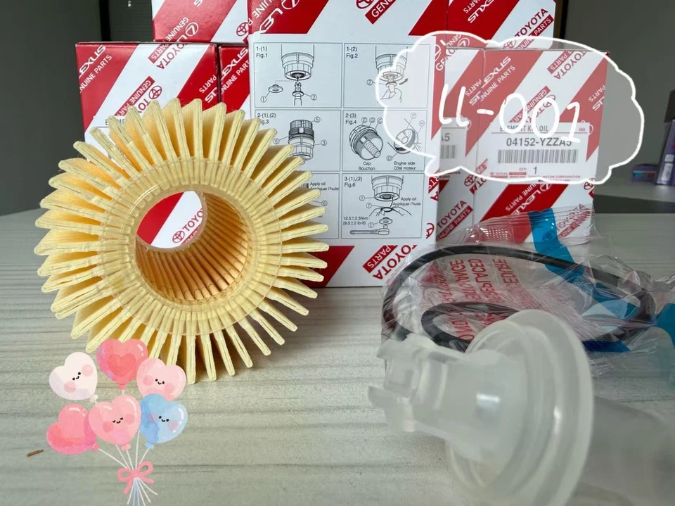 TOYOTA OEM 05-20 4Runner Engine Oil Filter 04152YZZA5 CASE OF (10) Foto 3 de 4