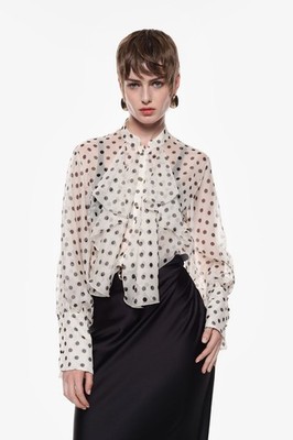 WOMENS IMPERIAL POLKA DOT PRINT SHIRT CNE5KHD