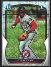 2023 Bowman Chrome #BCP-169 Edwin Solano Prospects Mojo Refractor