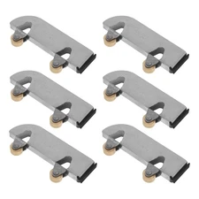 6 Pcs Sliding Glass Door Rollers Replacement Hardware Cabinets Doors Wheels